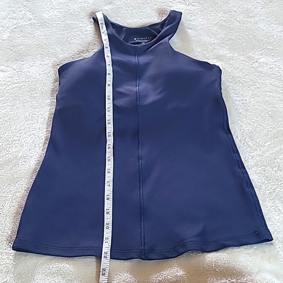 Athleta Womens XS Intensity Support Athletic Top Navy Blue High-Impact Gorpcore - Picture 7 of 13